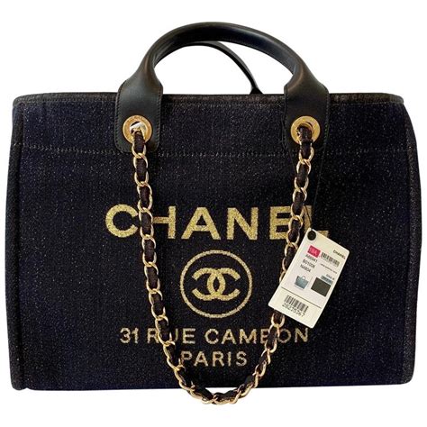 chanel 2019 deauville|chanel deauville tote for sale.